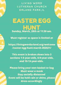 Easter Egg Hunt @ Living Word Lutheran Church