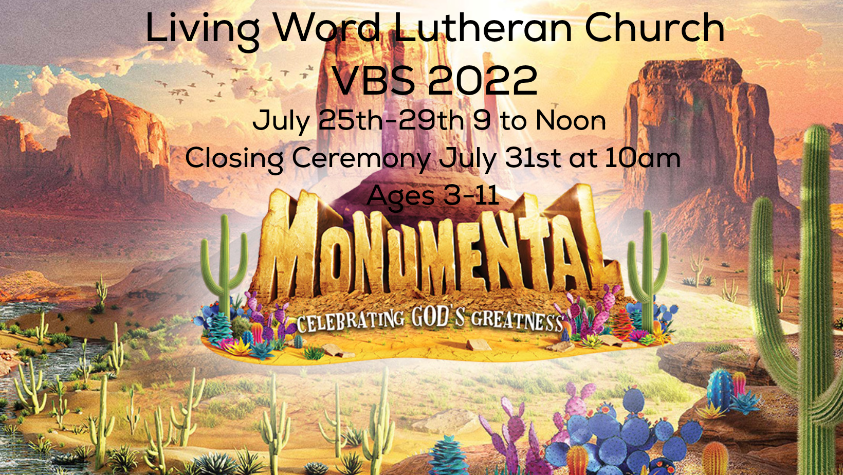 VBS Registration Required