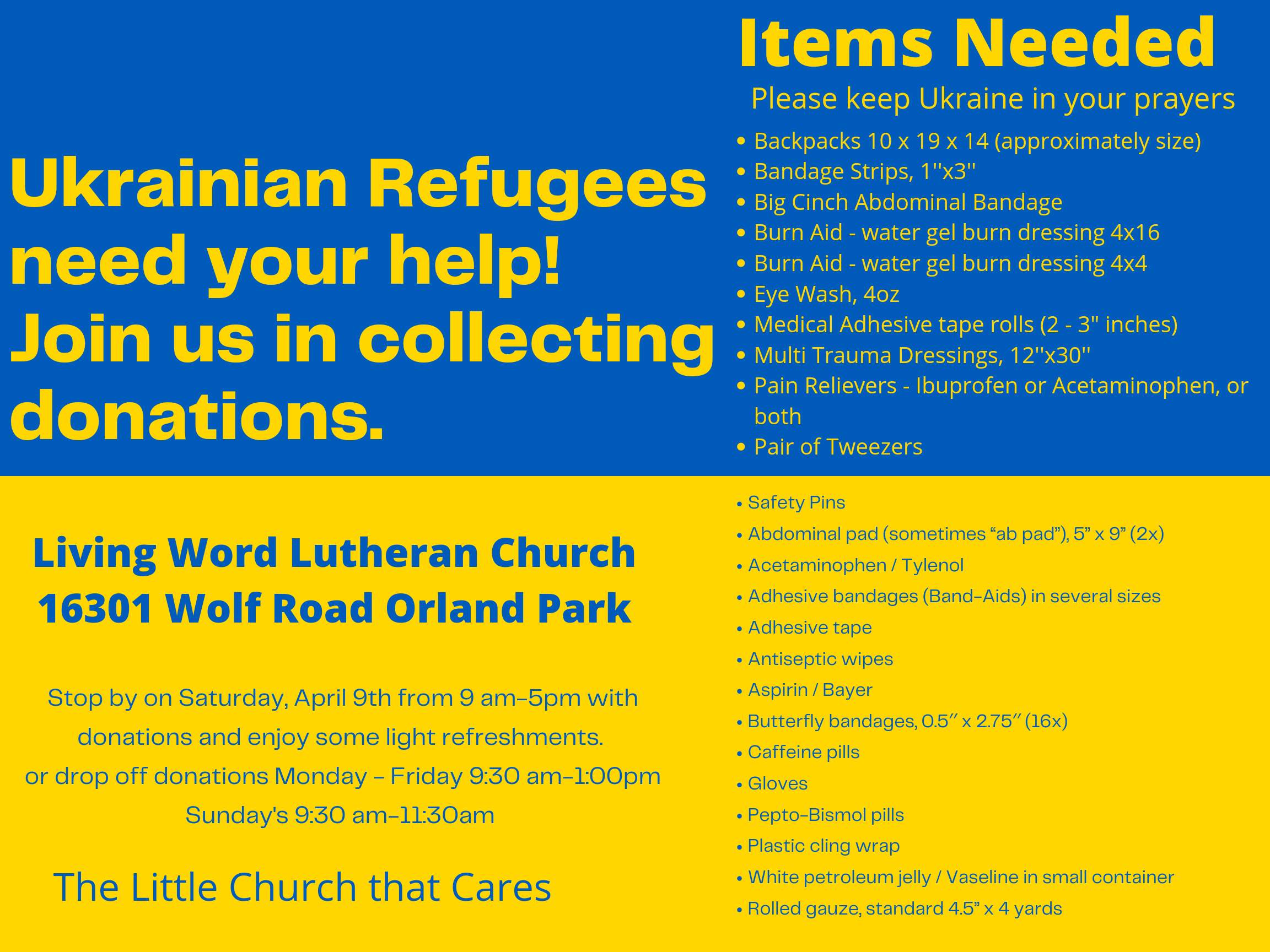 Ukraine Refugee Drop Off