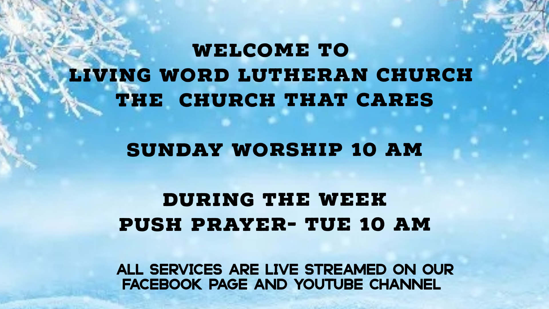 November Mission of the Month 2020 - Living Word Lutheran Church